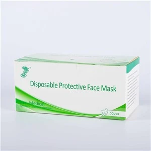 Máscaras civiles desechables para adultos de 3 capas