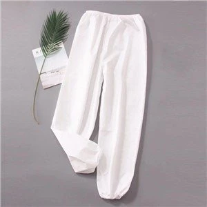 Pantalones de ropa protectora no tejidos desechables